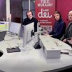 Radio Dein studiossa Kai Kortelainen, Jari Jolkkonen, Alec Neihum, Sami Vainio ja Emilia Karhu.